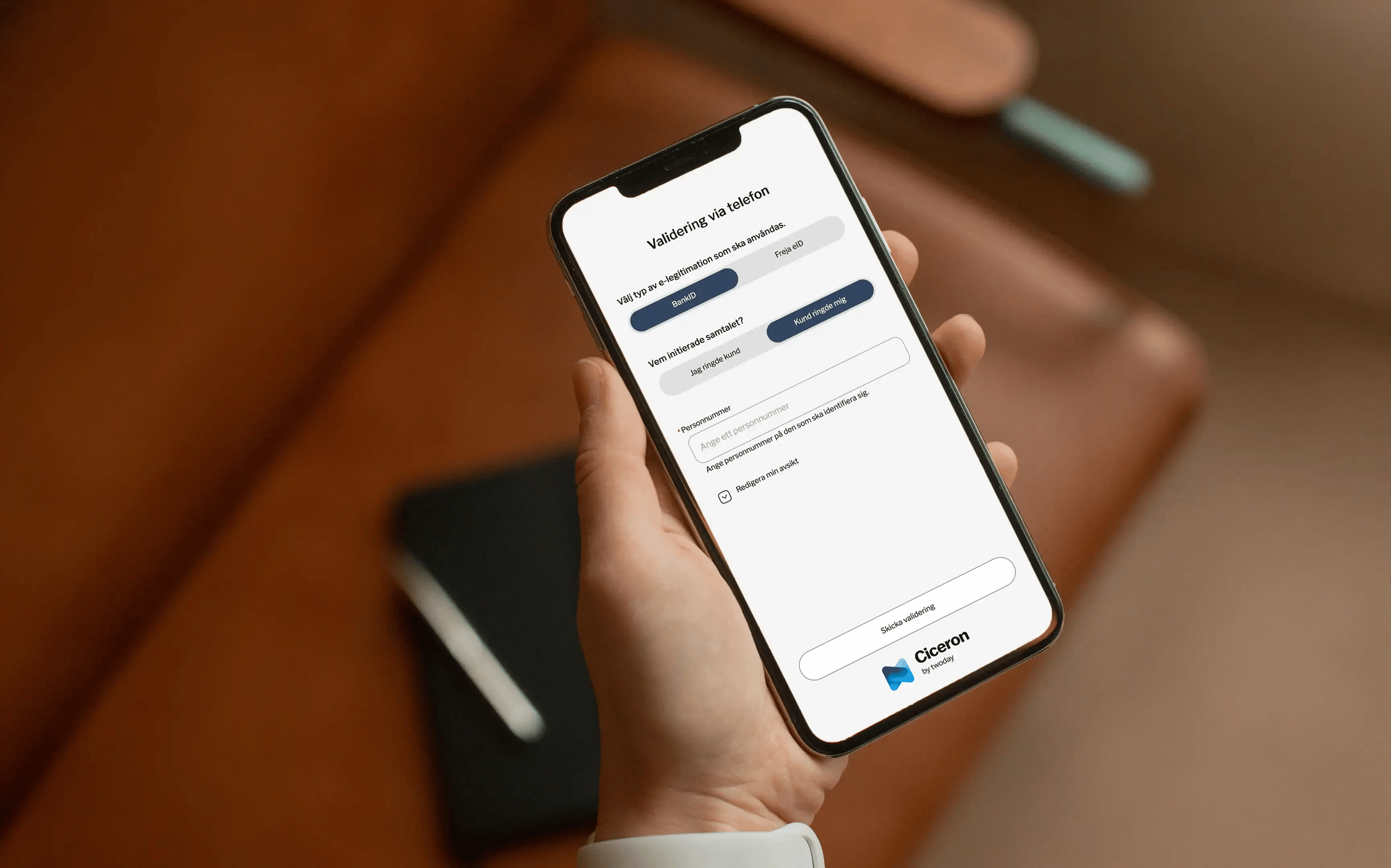 Ciceron-personvalidering-support-user
